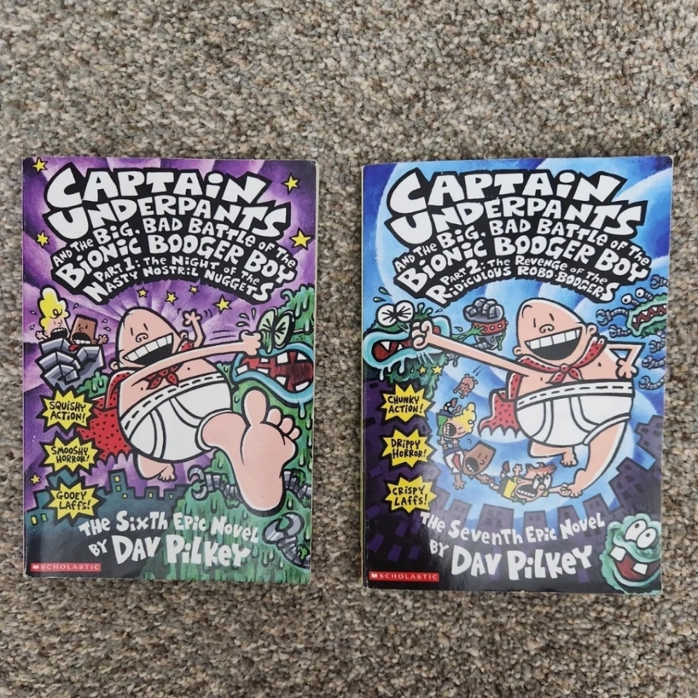 Lot Of 7 Captain Underpants Books Scholastic Paperback - Picture 5 of 5